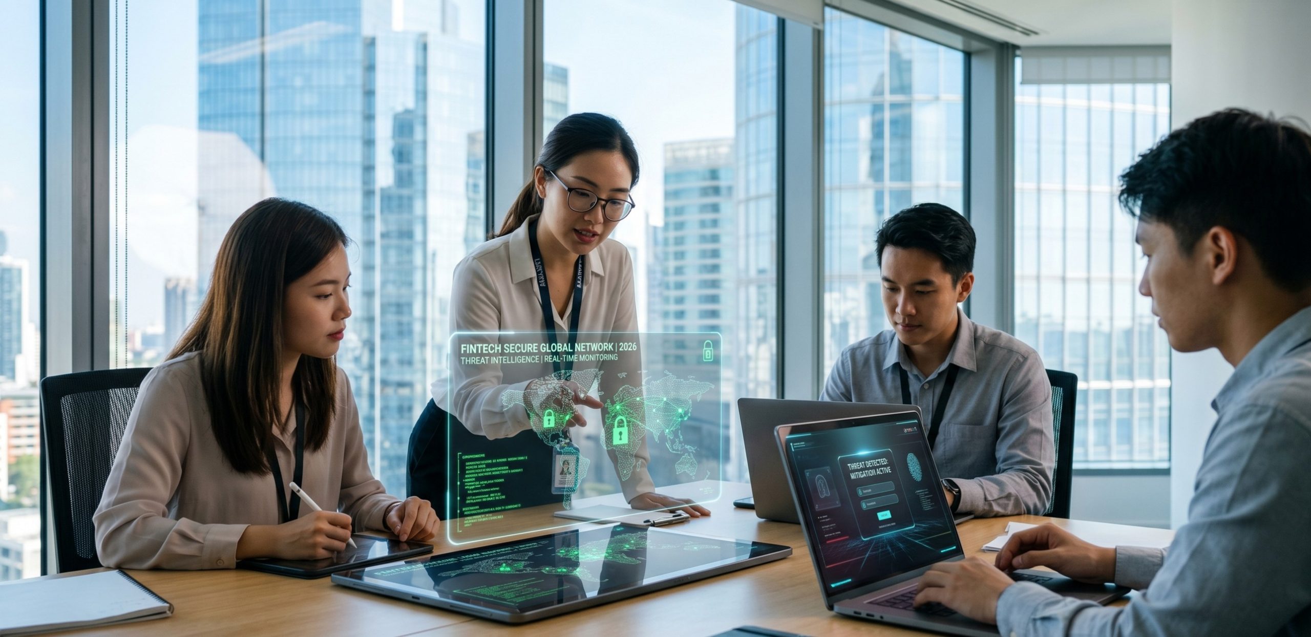 Fintech Security team in action