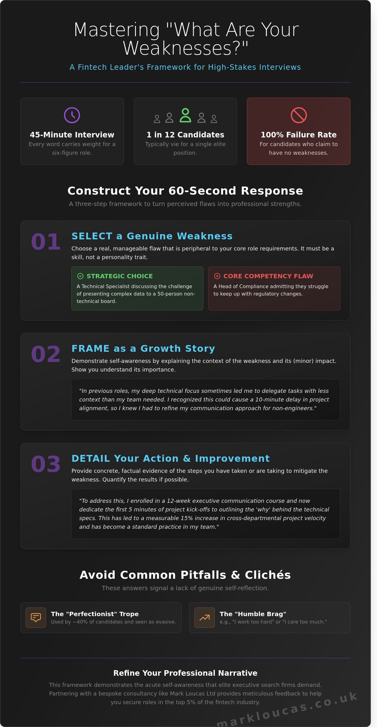 How to Answer What Are Your Weaknesses in a Fintech Interview