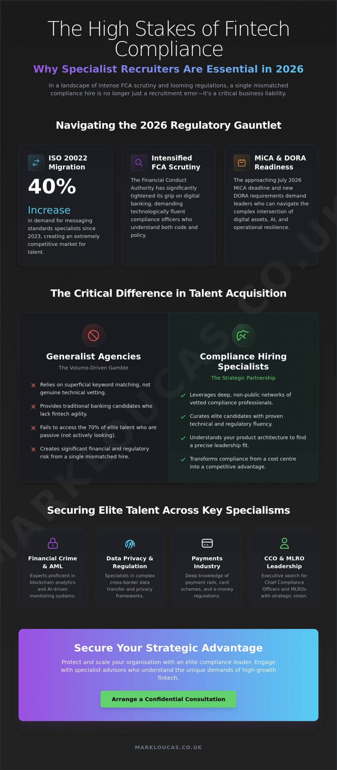 Compliance Hiring Specialists and the Strategic Search for Fintech Talent in 2026