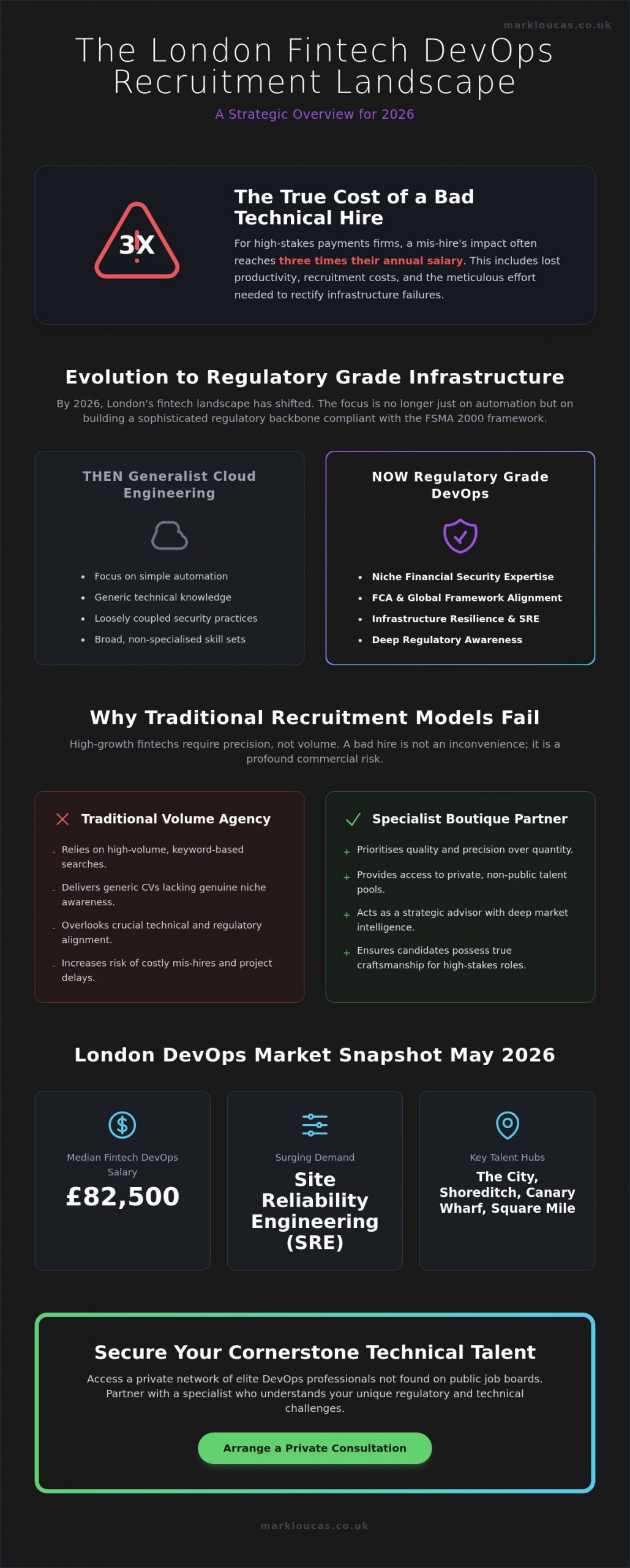 Specialist DevOps Recruiters in London for High Stakes Fintech Infrastructure