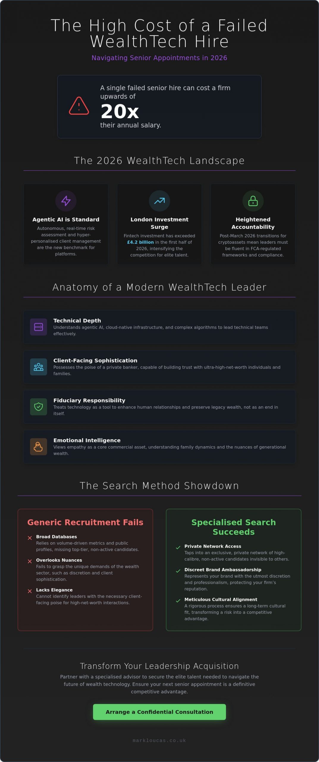 WealthTech Executive Search and the Strategic Acquisition of Elite Leadership in 2026