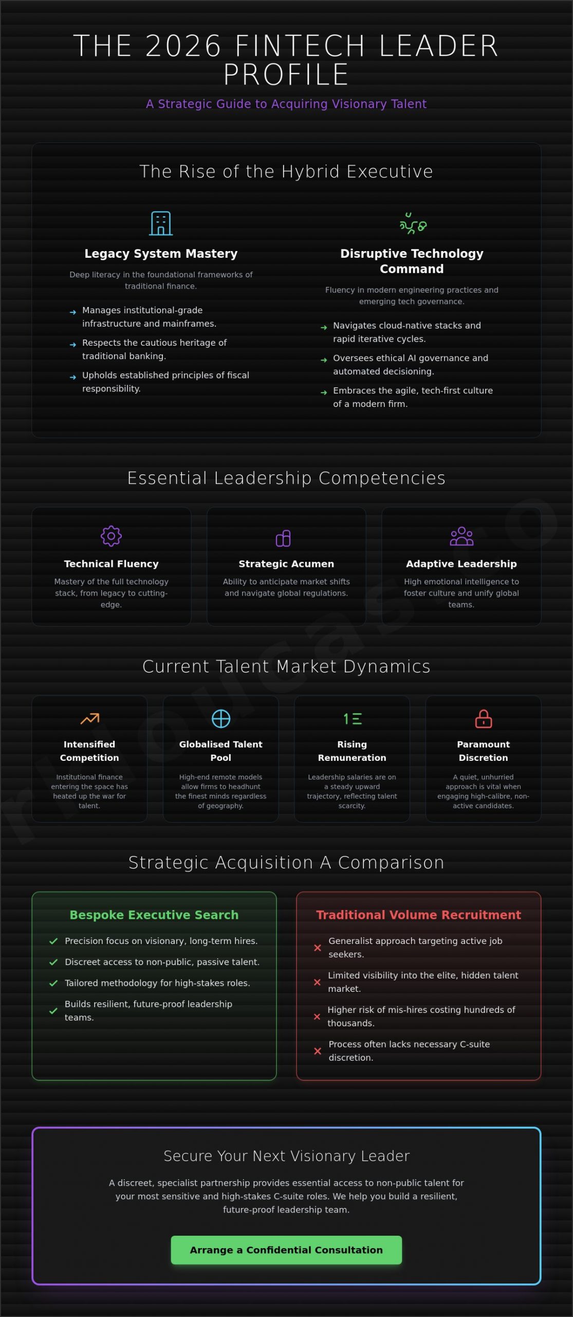 Fintech Leadership Hiring and the Strategic Acquisition of Visionary Talent in 2026